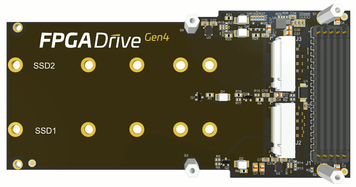 FPGA Drive FMC Gen4 top
